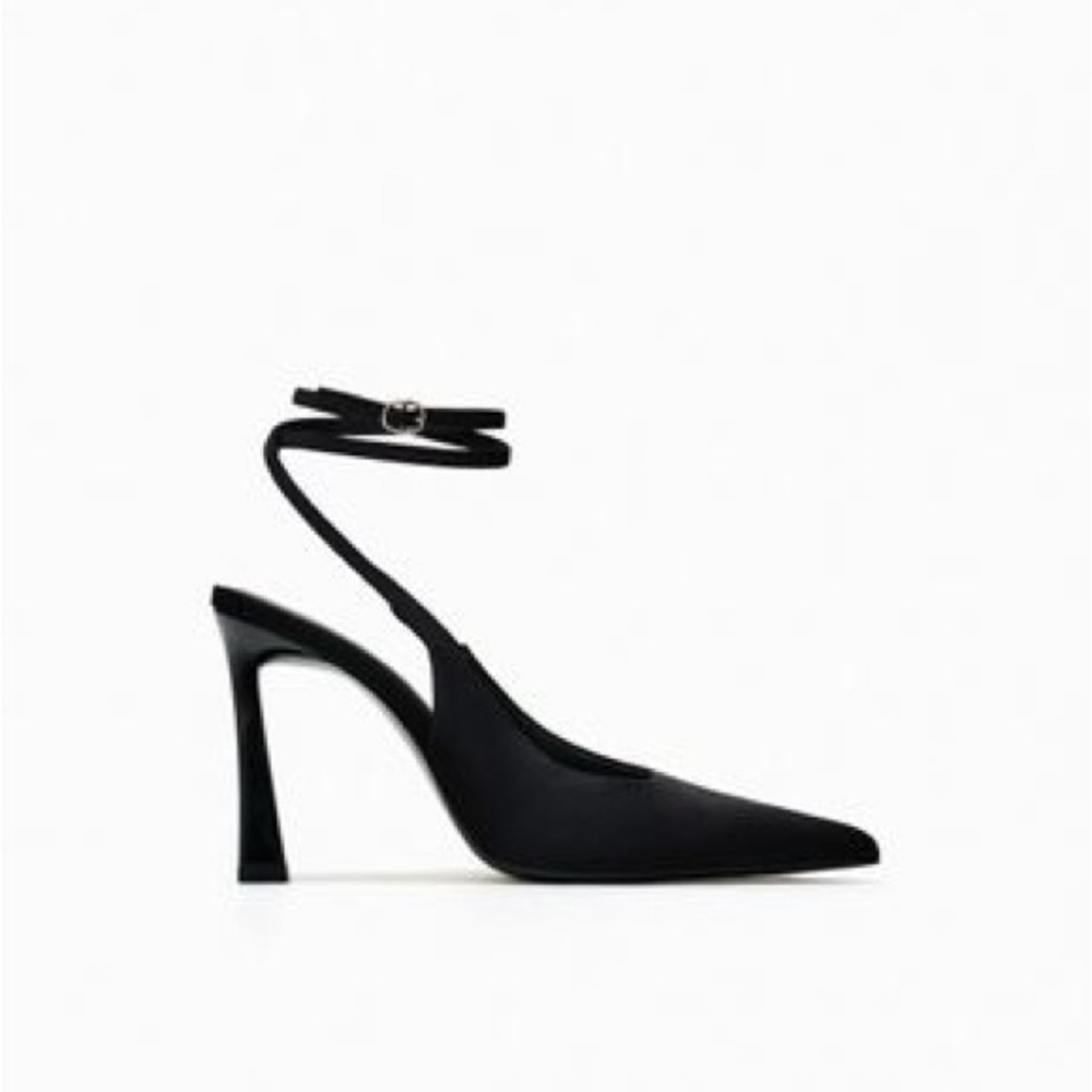 Zara Black Elegant Heels
